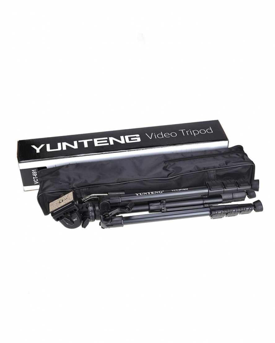 Yunteng Professional Tripod Stand VCT-691 - Black - Image 5