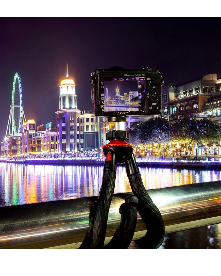 Octupus Flexible Ball Head Tripod MZ-305 - Black - Image 3