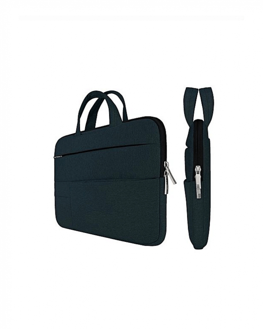 Macbook Denim Bag 15.4 Air/Pro/Retina/Touch Bar - Black - Image 2
