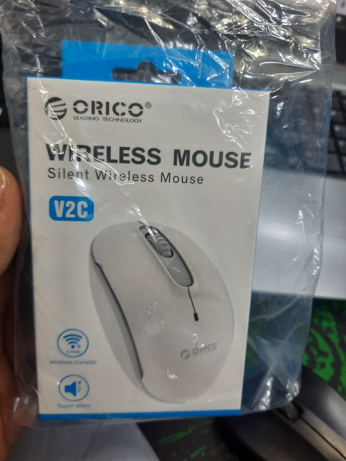 ORICO 2.4GHZ WIRELESS MOUSE WITH USB RECEIVER SLIM SILENT MICEWDM-V2C-RD