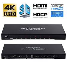 HDMI Splitter 1X8 8 Port UHD 4K*2K 3D 1in8 Out