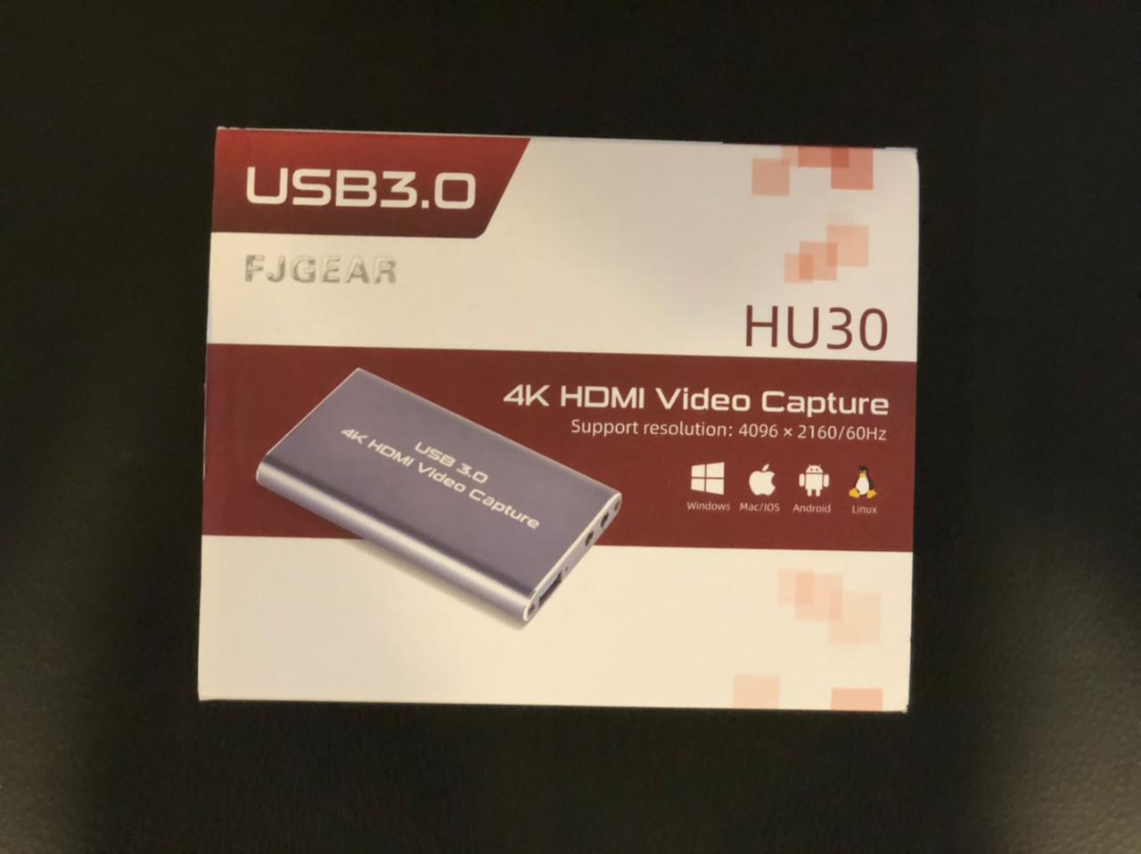 FJGEAR-FJ-HU30 4K@60Hz HDMI Video Capture Card