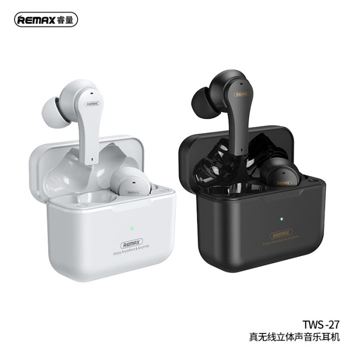 REMAX True Wireless Stereo Music Earphone TWS-27 White