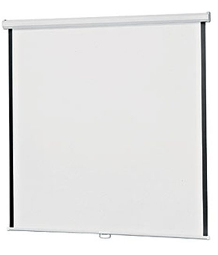 OPTIVIEW Projector Screen 72 Inch Manual 6x6 Feet 1:1MW (FINE QUALITY)