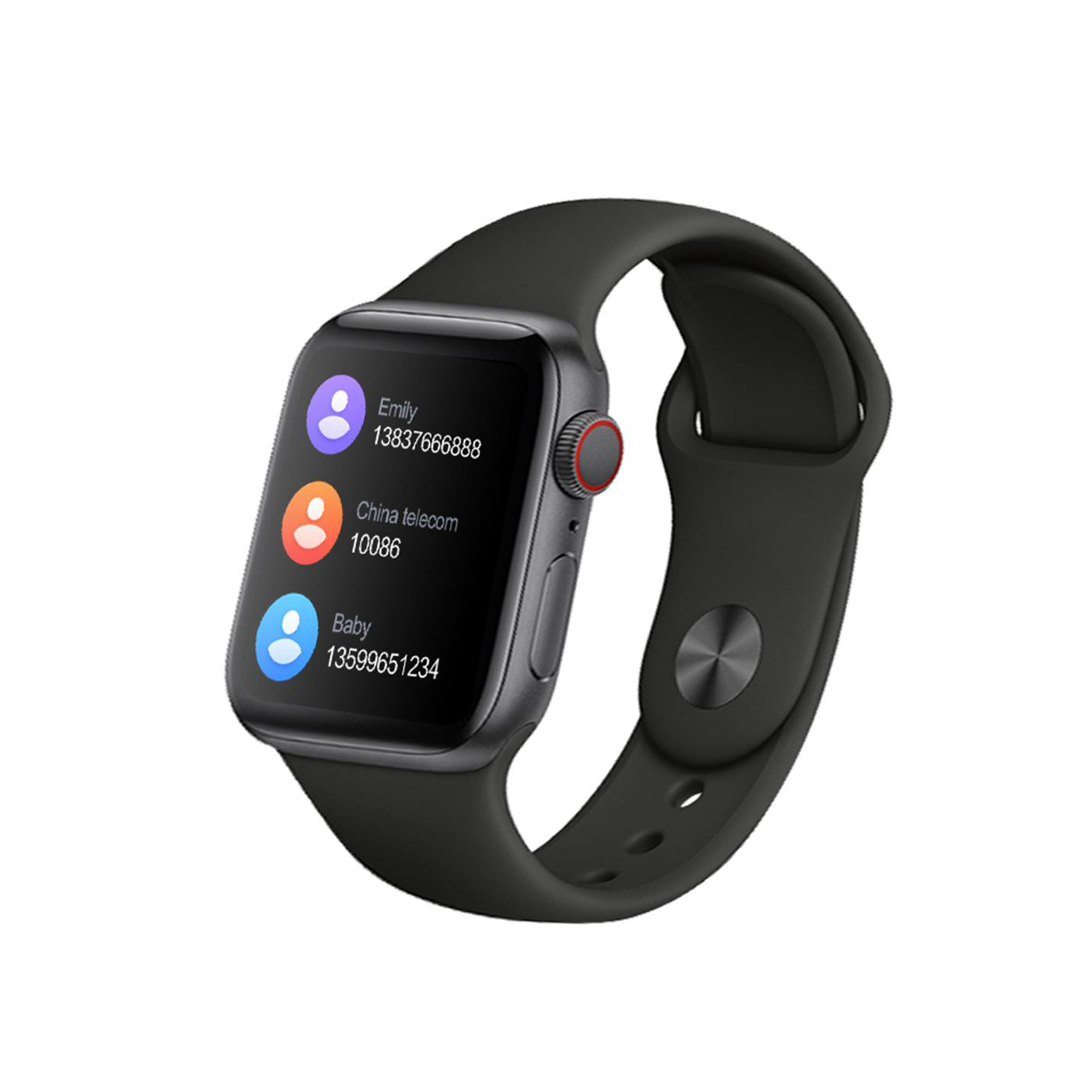 T88 Smart Watch With Apple Logo Wirless Chager 1.75 Inch Lcd