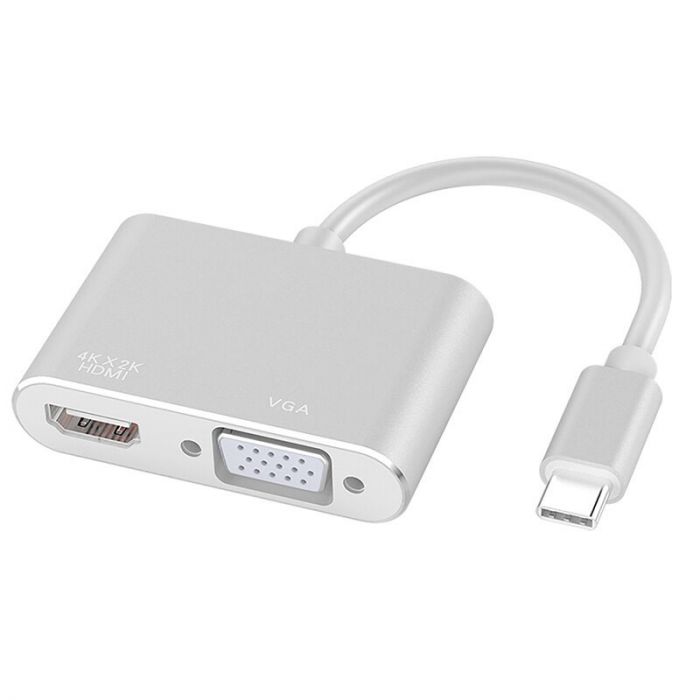 USB3.1 Type C to VGA + HDMI 4K*2K