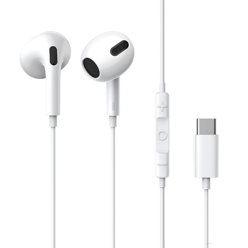 Baseus Encok Type-C lateral in-ear Wired Earphone C17 White - Image 3
