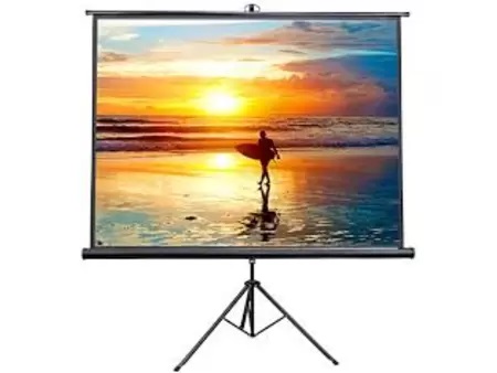 Projector Screen 72 Inch Tripod Portable 6x6 Feet 1:1MW Speed-X (FINE QUALITY)