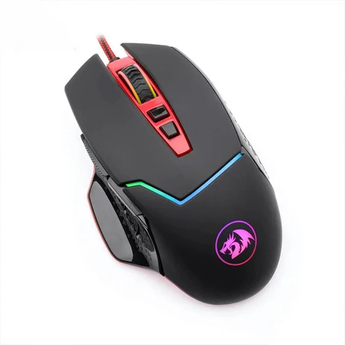 Redragon M907 Inspirit Black 14400 DPI Gaming Mouse - Image 3