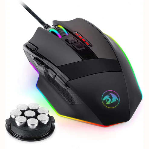 Redragon M801 Black Sniper 16000 DPI Mouse - Image 3